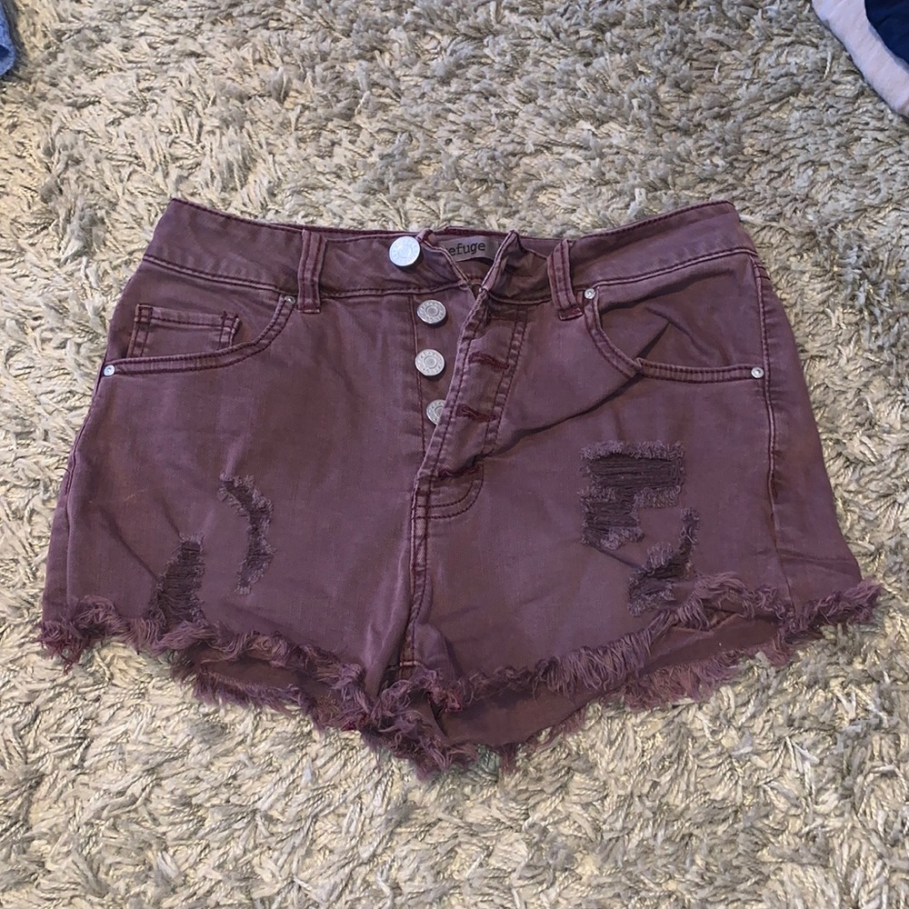 High waisted shorts